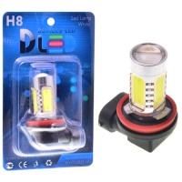  Светодиодная автомобильная лампа DLED H8 - 7.5W (с линзой) (2шт.)