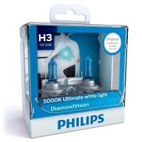 Автомобильная лампа PHILIPS DIAMOND VISION H3 55W (2шт.)
